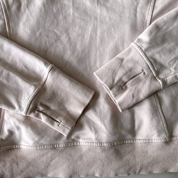Lululemon Scuba Pullover hoodie, blush pink / Pink Bliss, thumb holes sweatshirt - Picture 7 of 10